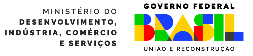 Logo do MDIC (Ministério do Desenvolvimento, Indústria, Comércio e Serviços